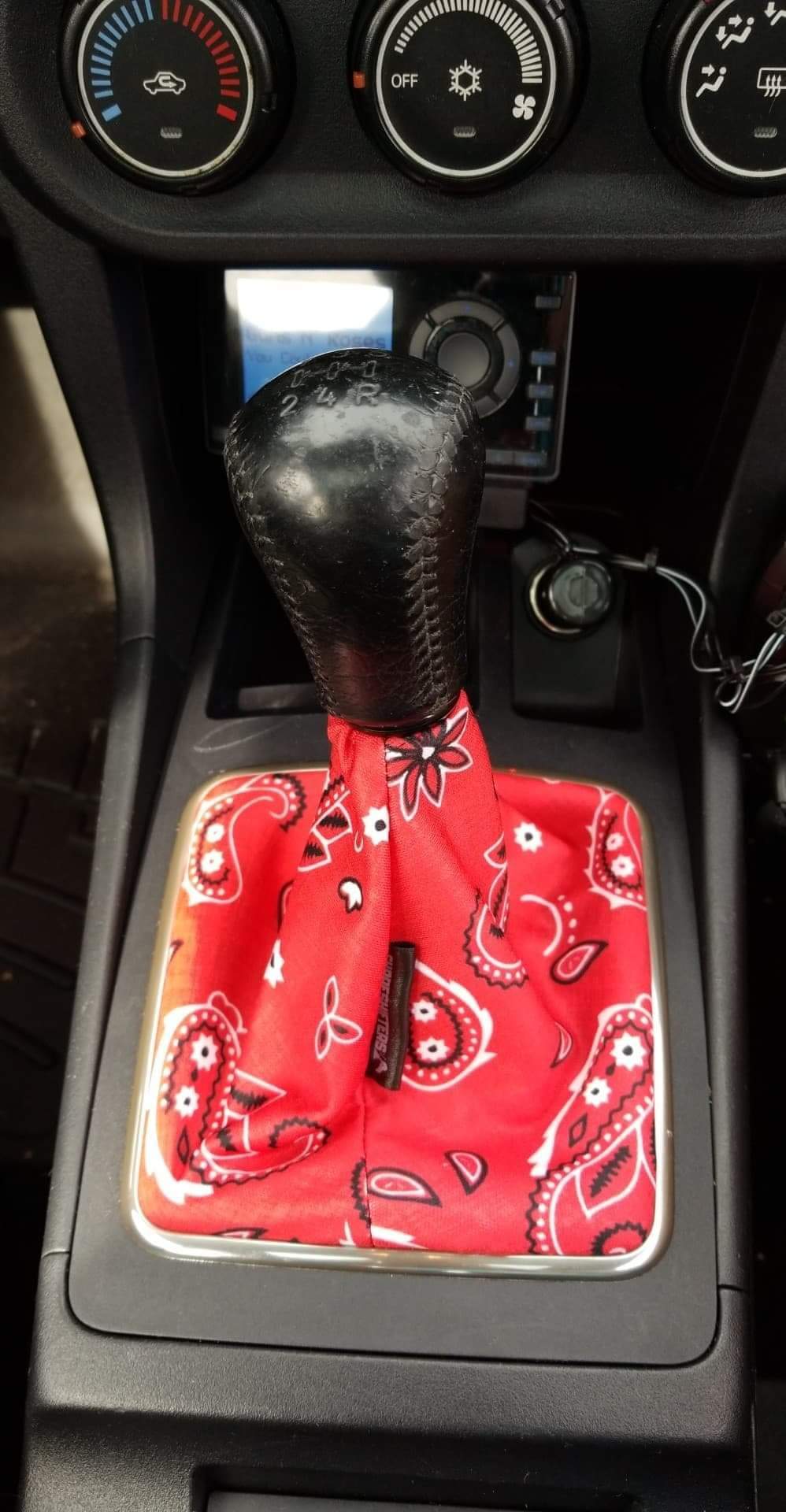Red Bandana Shift Boot