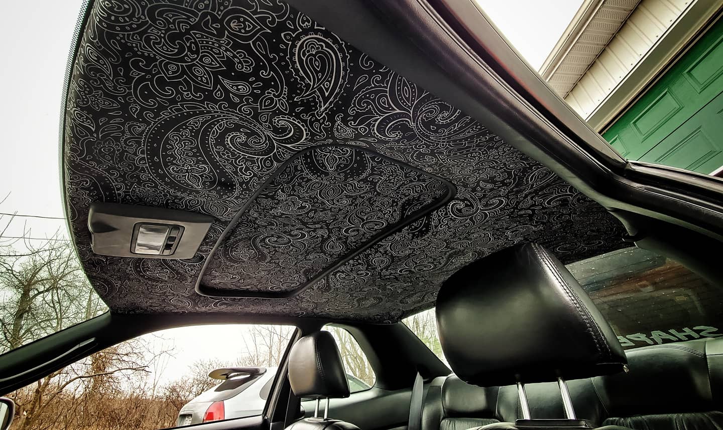 Black Paisley Shift Boot