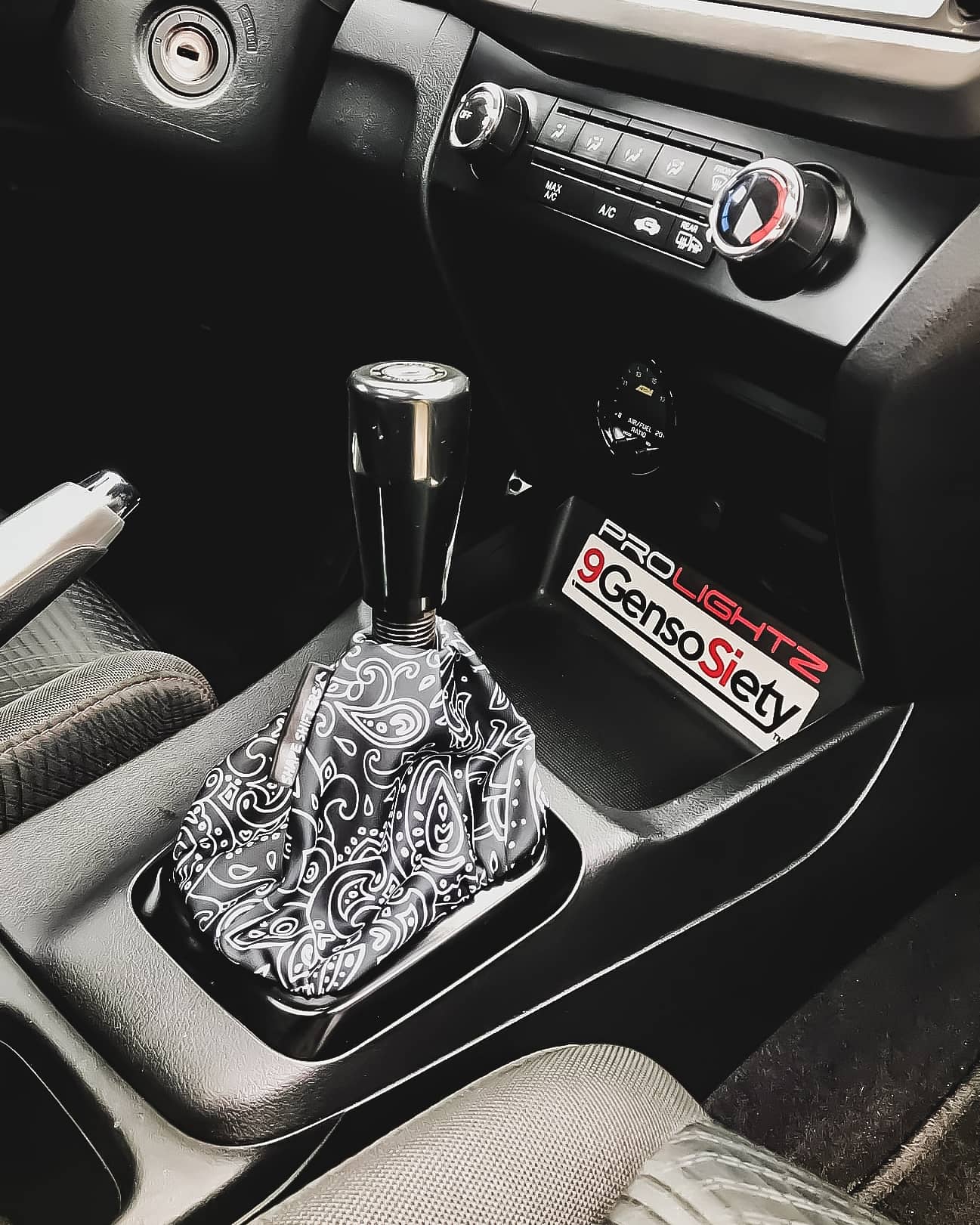 Black Paisley Shift Boot