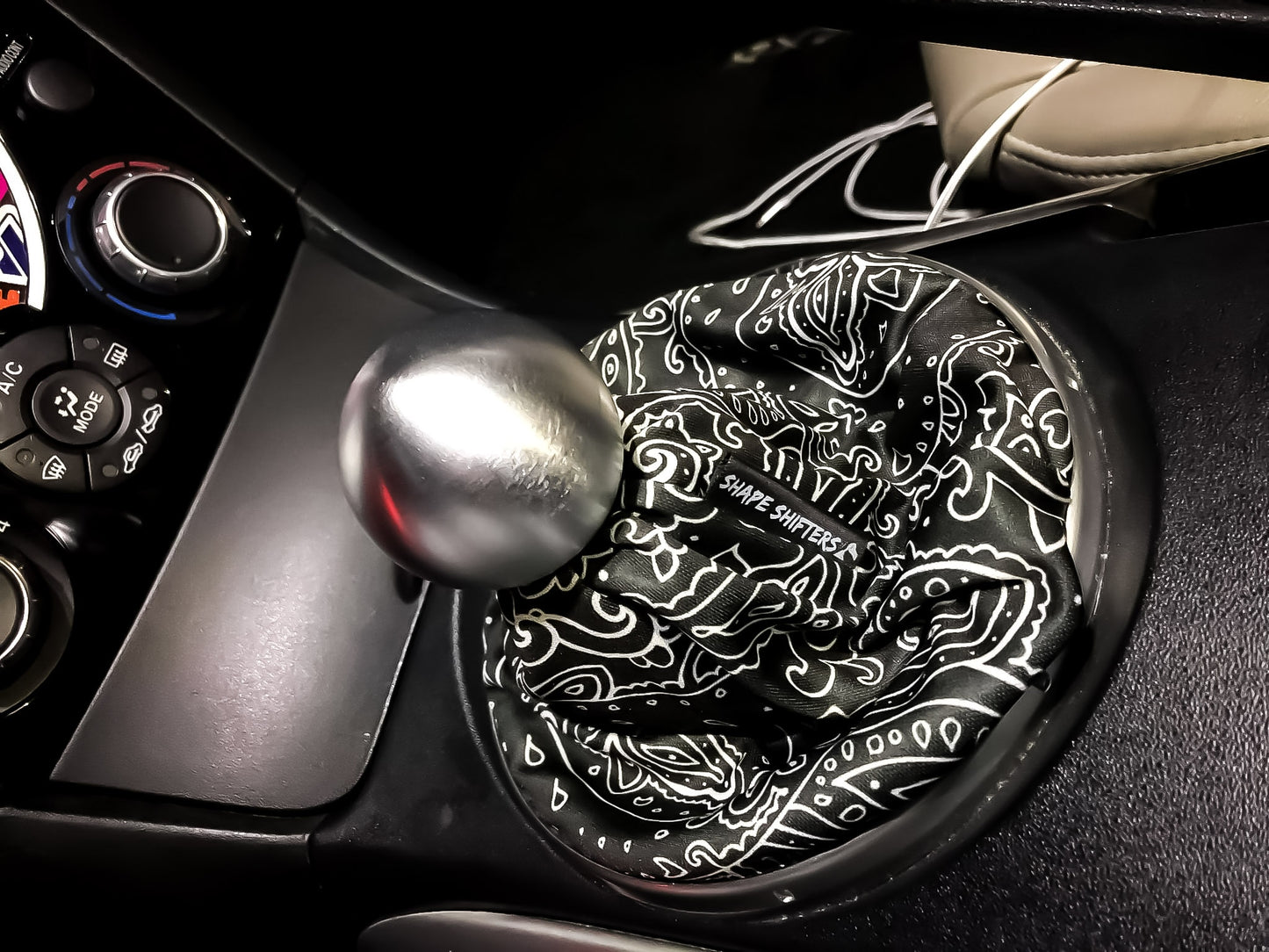 Black Paisley Shift Boot