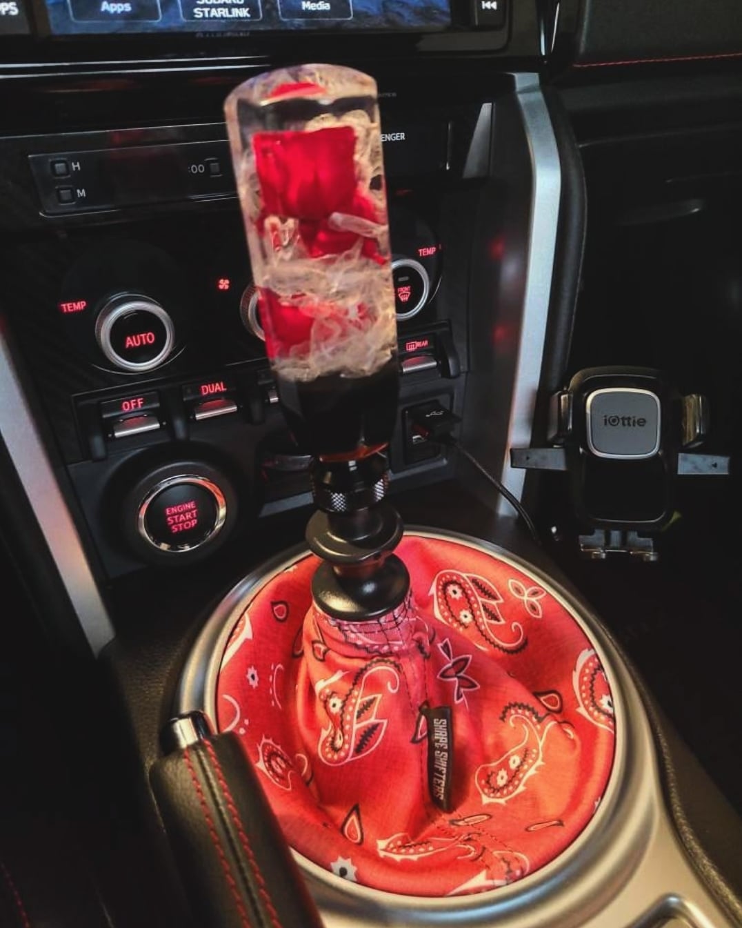 Red Bandana Shift Boot