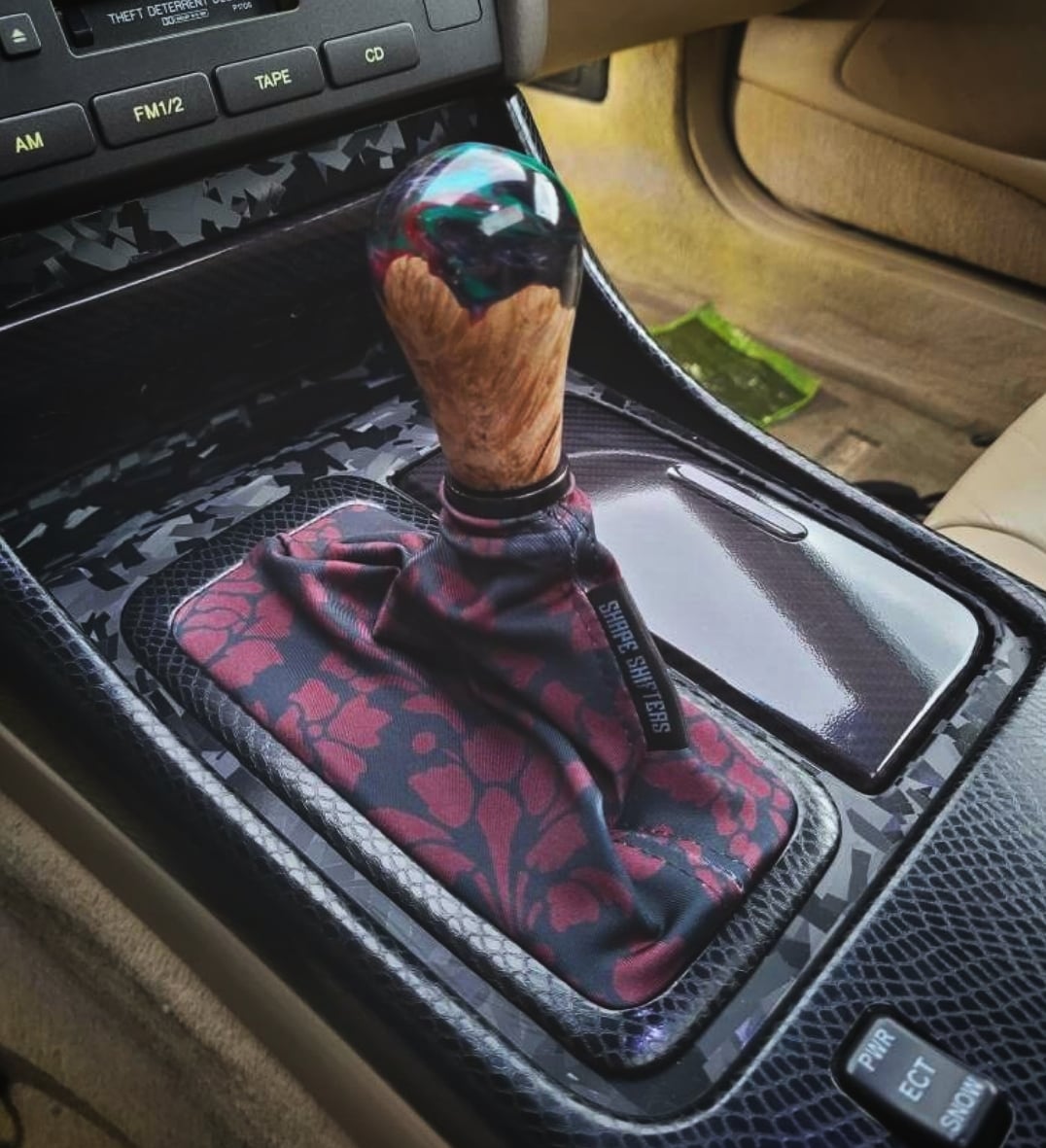 Burgundy Damask Shift Boot