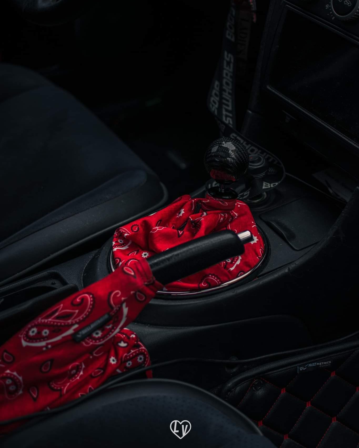 Red Bandana Shift Boot