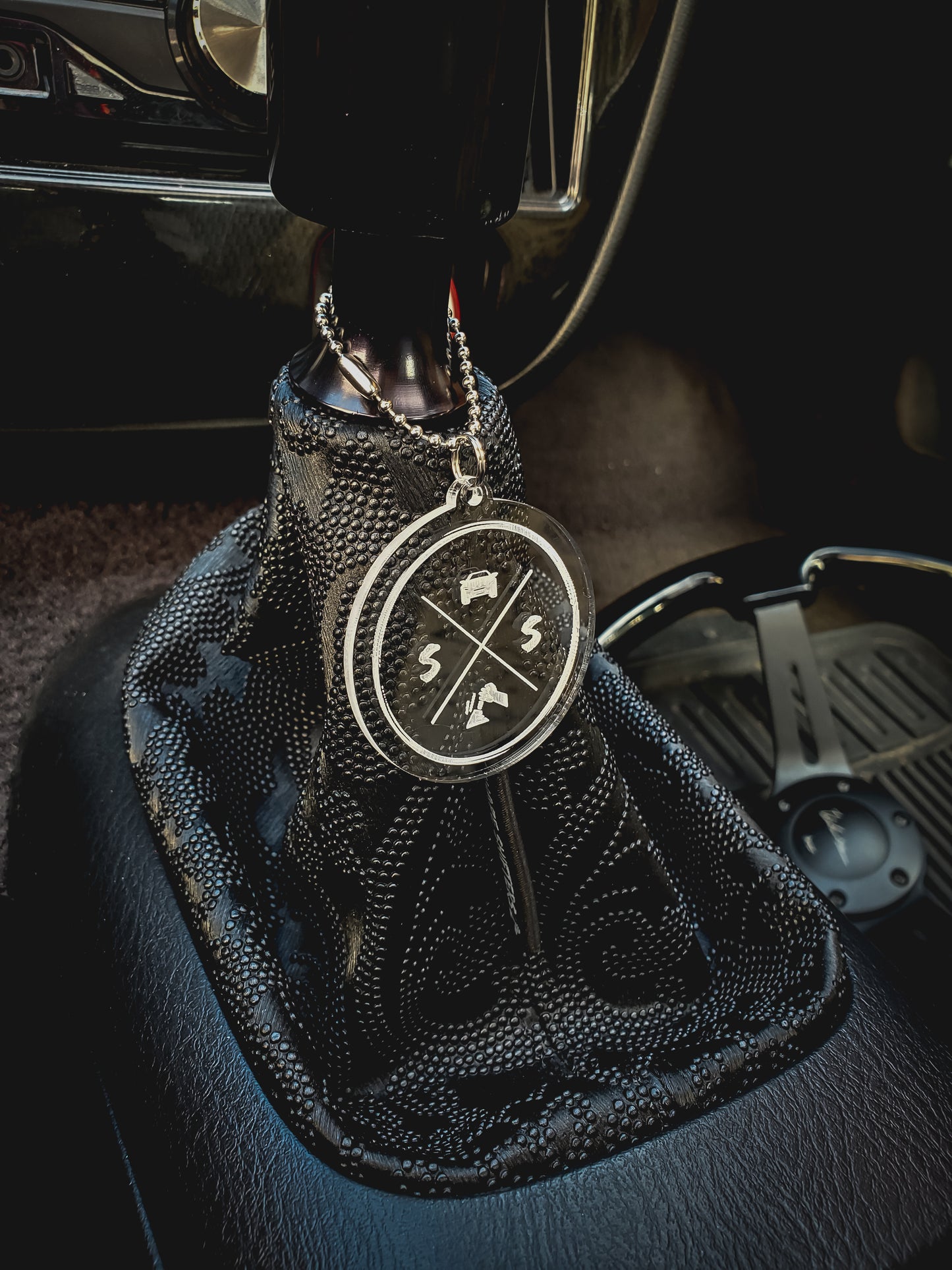 Damask Leather Shift Boot