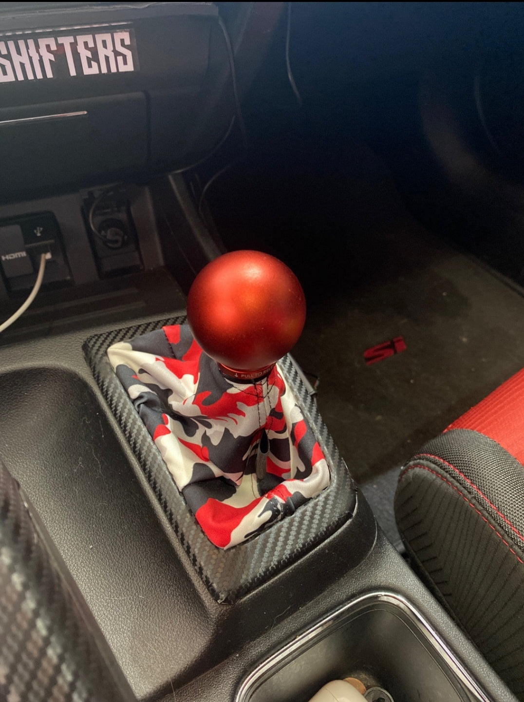Red Camo Shift Boot