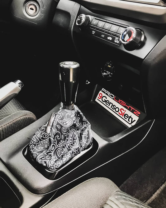 Black Paisley Shift Boot