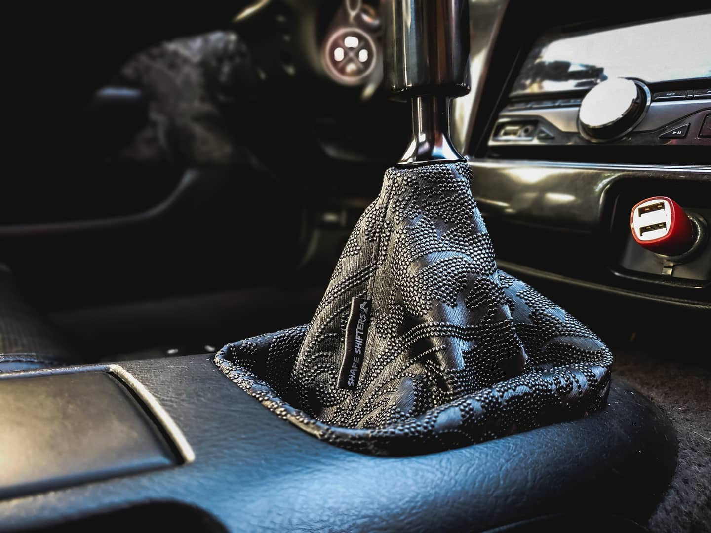 Damask Leather Shift Boot