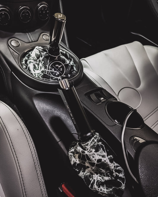 Black Marble Shift Boot
