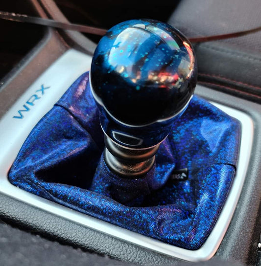 Blue Shimmer Shift Boot