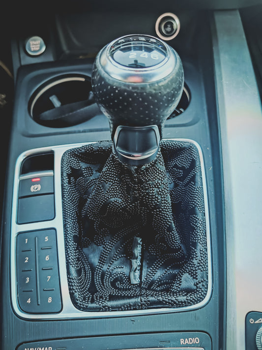 Damask Leather Shift Boot